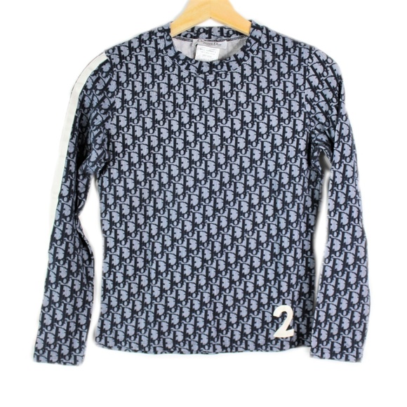 Dior Tops - Vintage Christian Dior John Galliano Navy Monogram